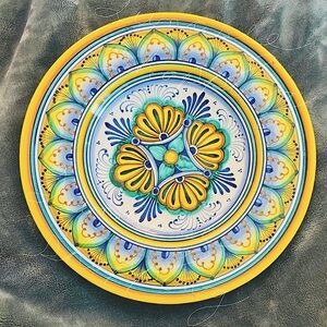 Vintage Italian Ceramic Plate